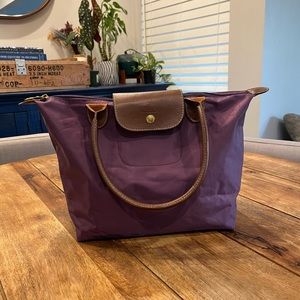 Le Pliage Medium Nylon Short Handle Tote